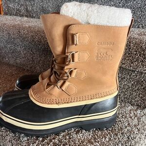 Sorel Caribou Waterproof Winter Boots Women Size 8